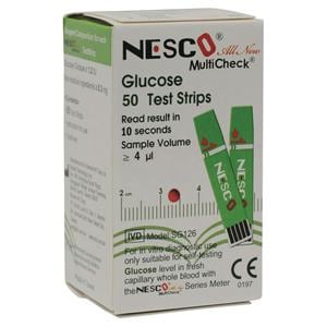 Nesco Pro Multicheck Blood Glucose Strips 50pk