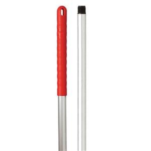 Mop Handle with Grip Red