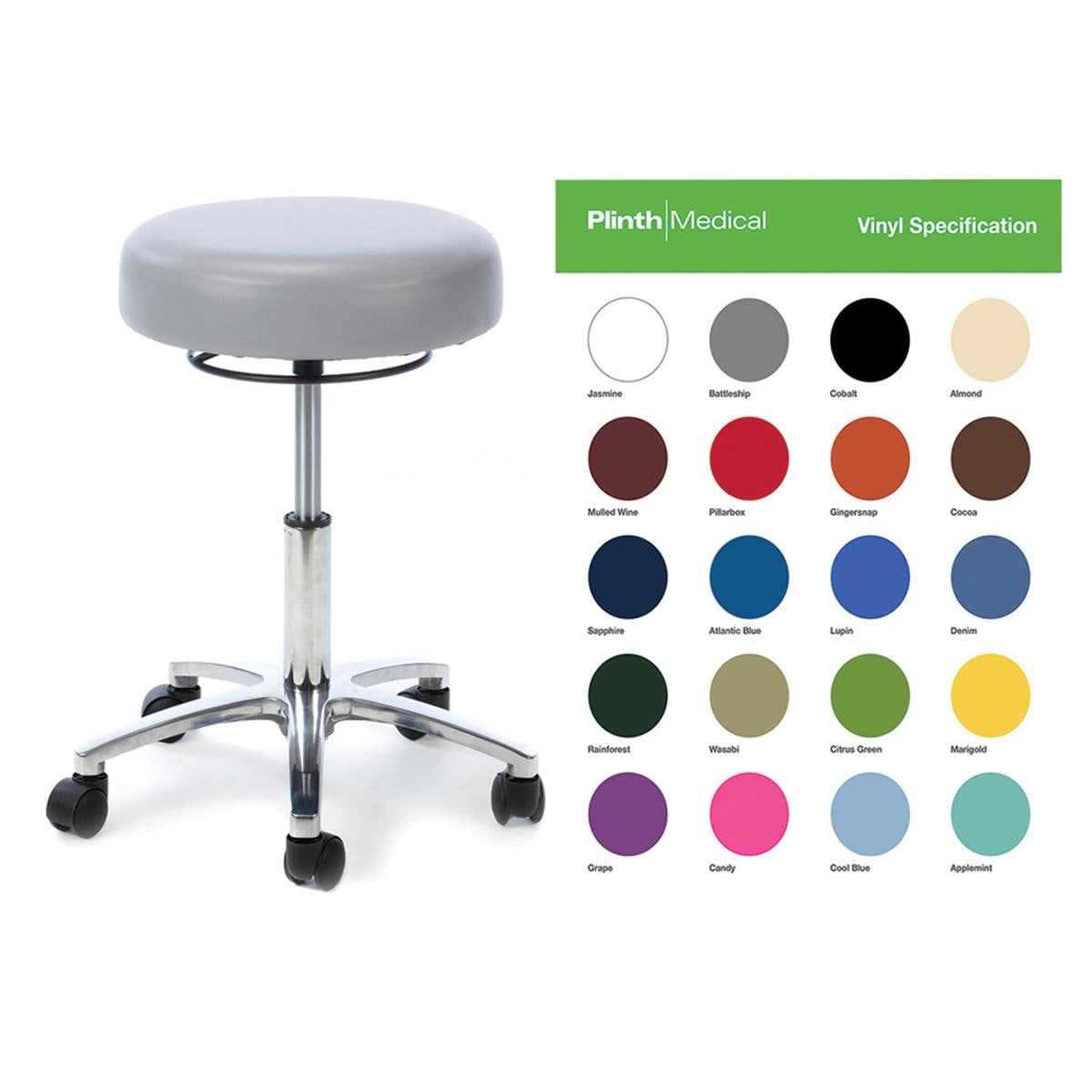 Deluxe Standard Medical Stool Jasmine