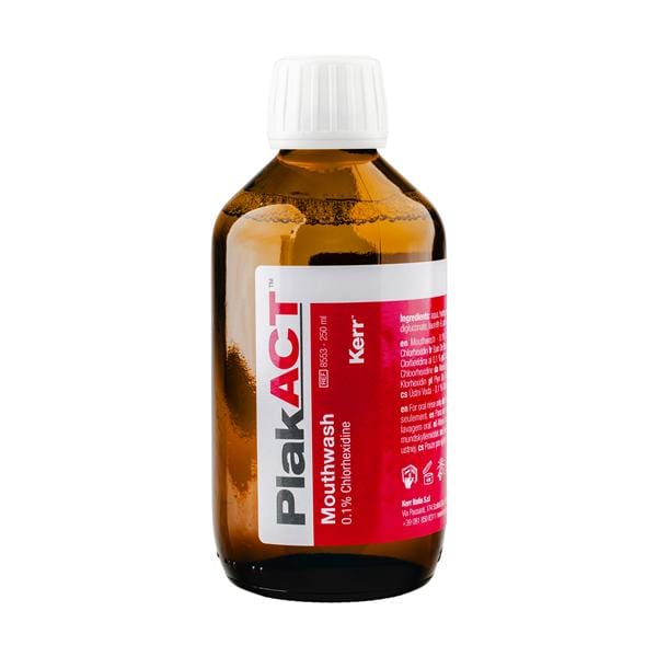 PlakACT Mouthwash 0.1% Chlorhexidine 250ml