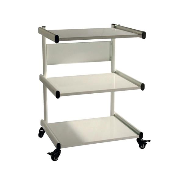 Stabil Therapists Clinic Trolley 3 Large Shelves