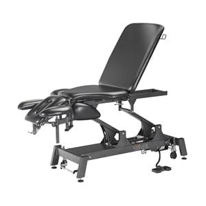 Stabil Pro 7-Section Electric Treatment Table - Black Frame & Upholstery