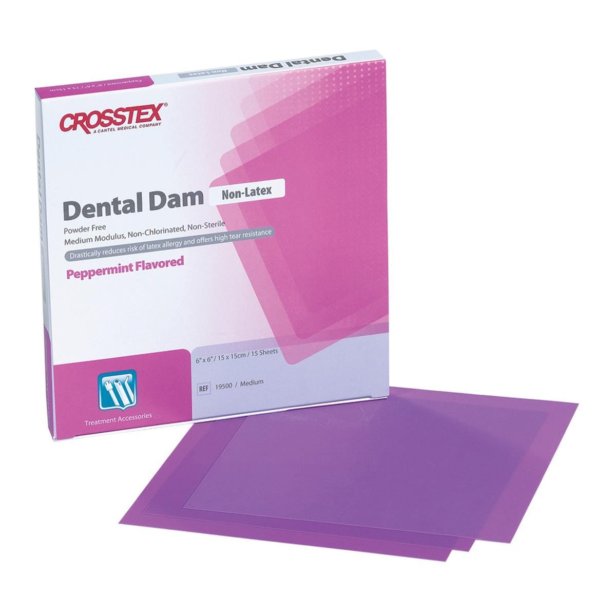 Crosstex Non-Latex Dam 15pk