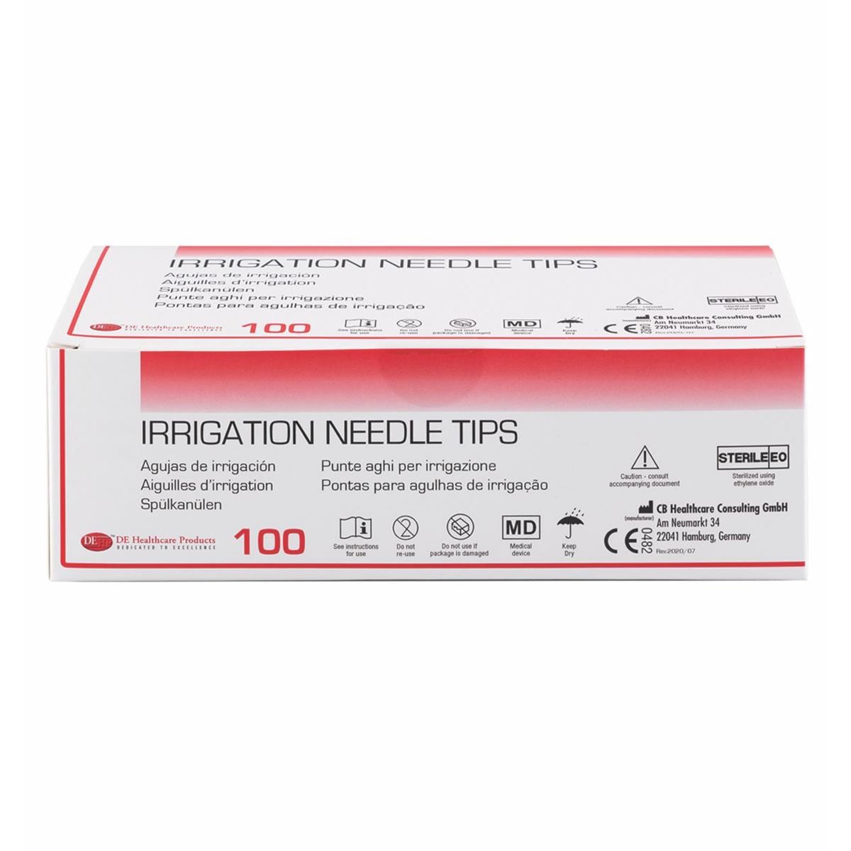 DEHP Irrigating Needle Tips Sterile 27G 100pk