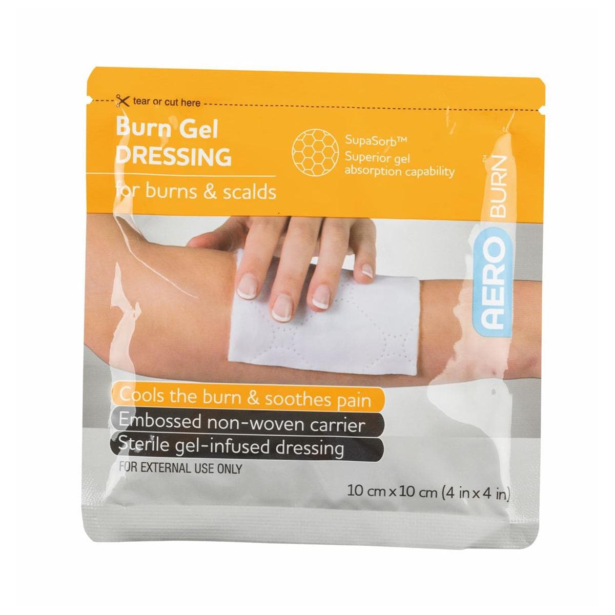 AeroBurn Sterile Gel Dressing 10 x 10cm Singles