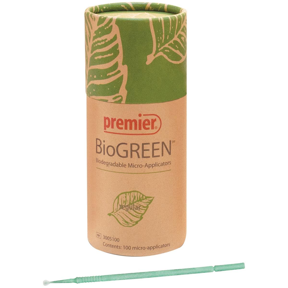 BioGREEN Biodegradable Micro App Regular Green 100pk