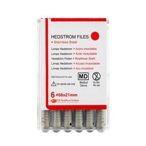 DEHP Hedstrom File 21mm Size 08 6pk