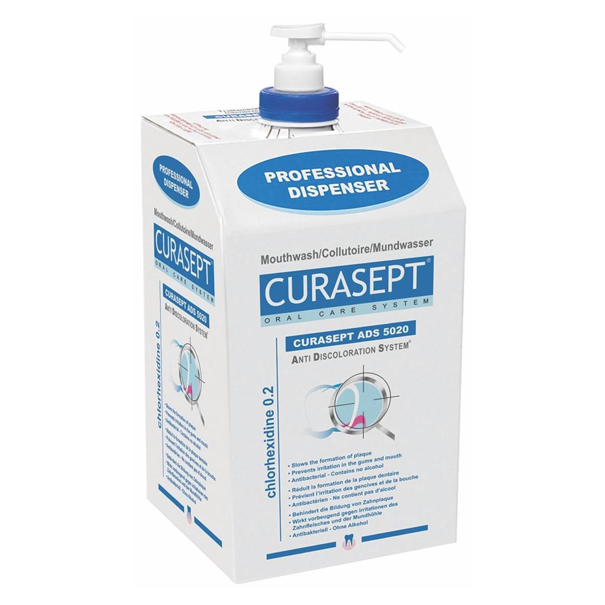 Curasept 5020 Mouthwash 0.20% Chlorhexidine 5L