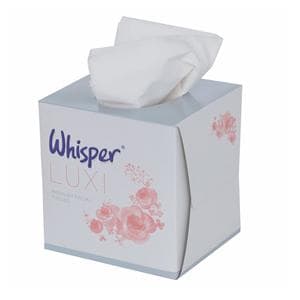 Whisper Facial Tissues 2-Ply White 21 x 18cm 70 Sheets 24pk