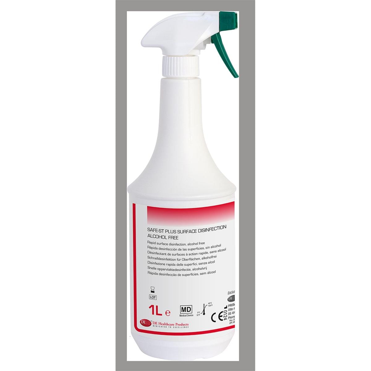 DEHP Safe-ST Plus Surf Disinf Alch/Free Spray 1L