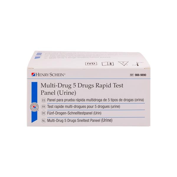 HS Multi-5 Drug of Abuse Panel Test 25pk