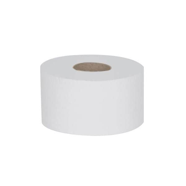 Mini Jumbo Toilet Roll 2-ply White 120m 12pk