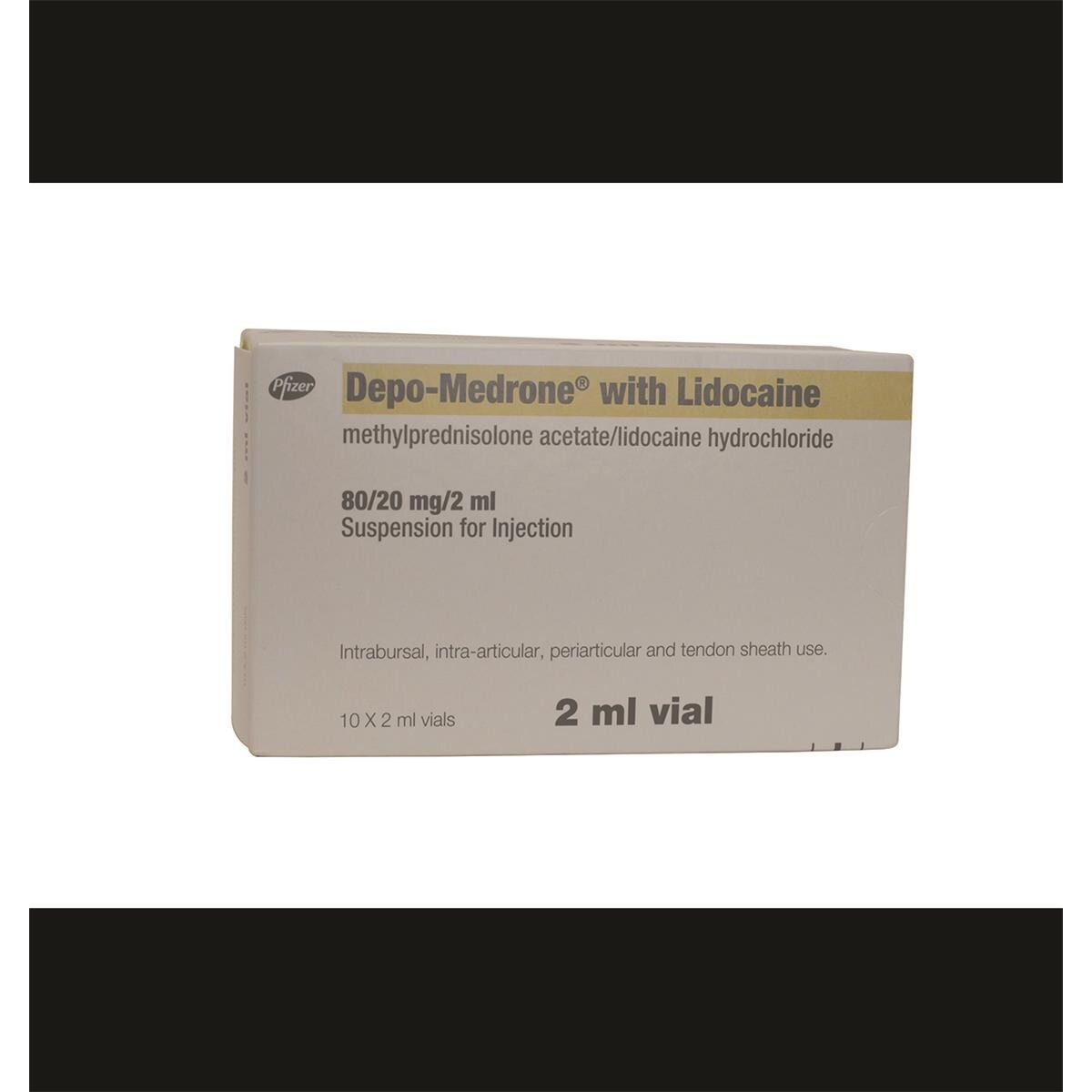 Depo-Medrone & Lidocaine 80mg/2ml Vials 10pk