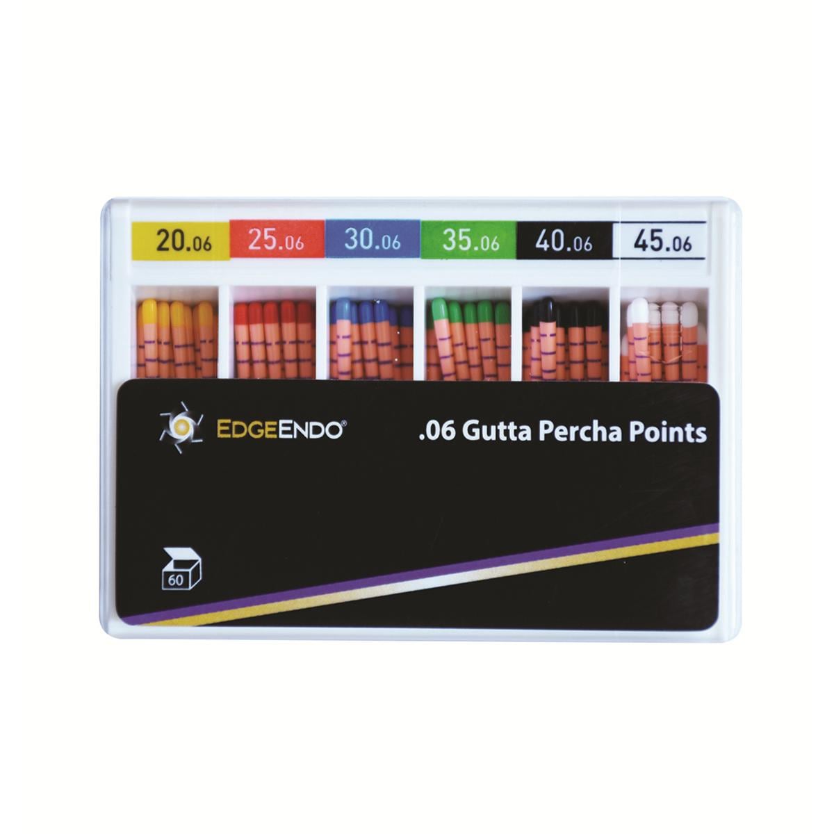 Edge Gutta Percha Points 20.06 60pk