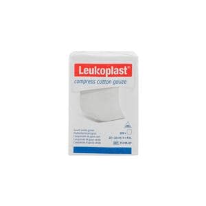 Leukoplast Compress Gauze 12-ply 10 x 10cm Green 100pk